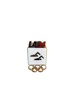 Olympic Pin Los Angeles 1984 Swimming